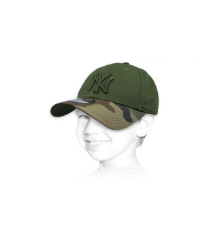 casquette NY enfant vert camo Casquette Kids 9Forty NY olive camo